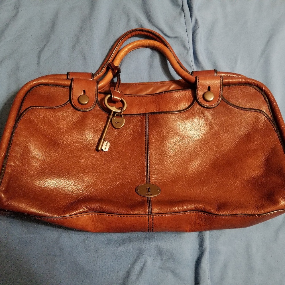 Fossil Long Live Vintage Leather Handbag